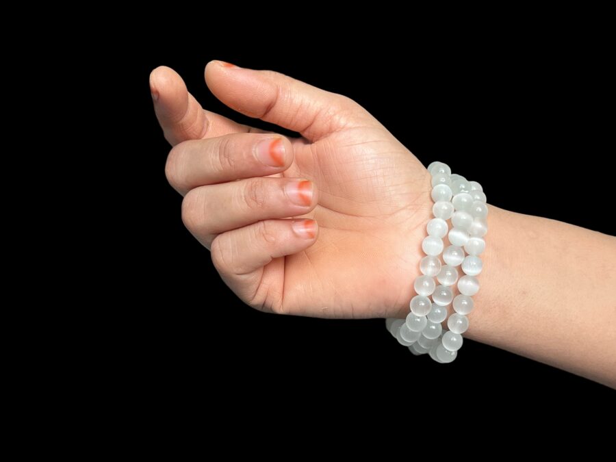Selenite Bracelet for Aura cleansing - Image 5