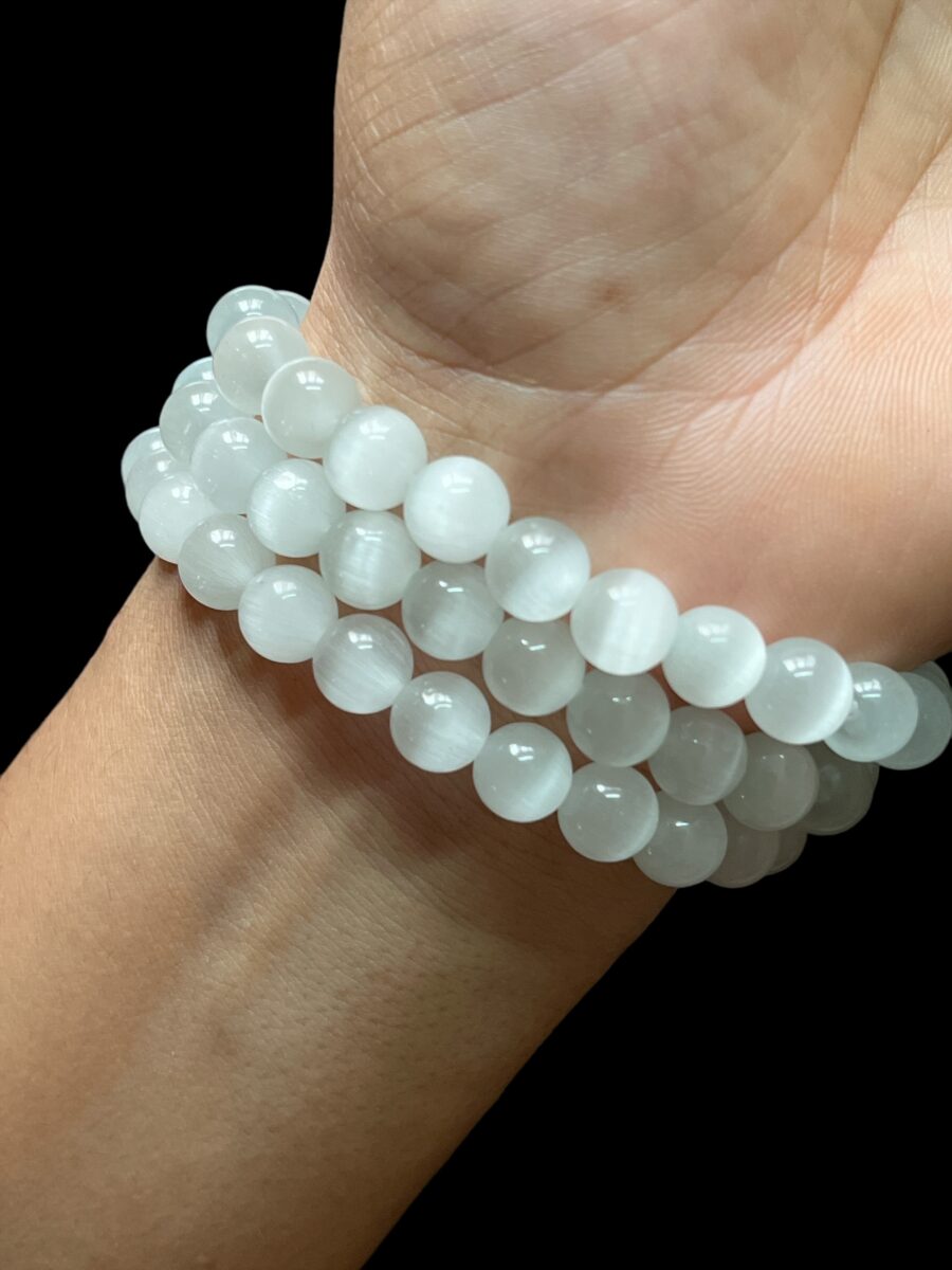 Selenite Bracelet for Aura cleansing - Image 6